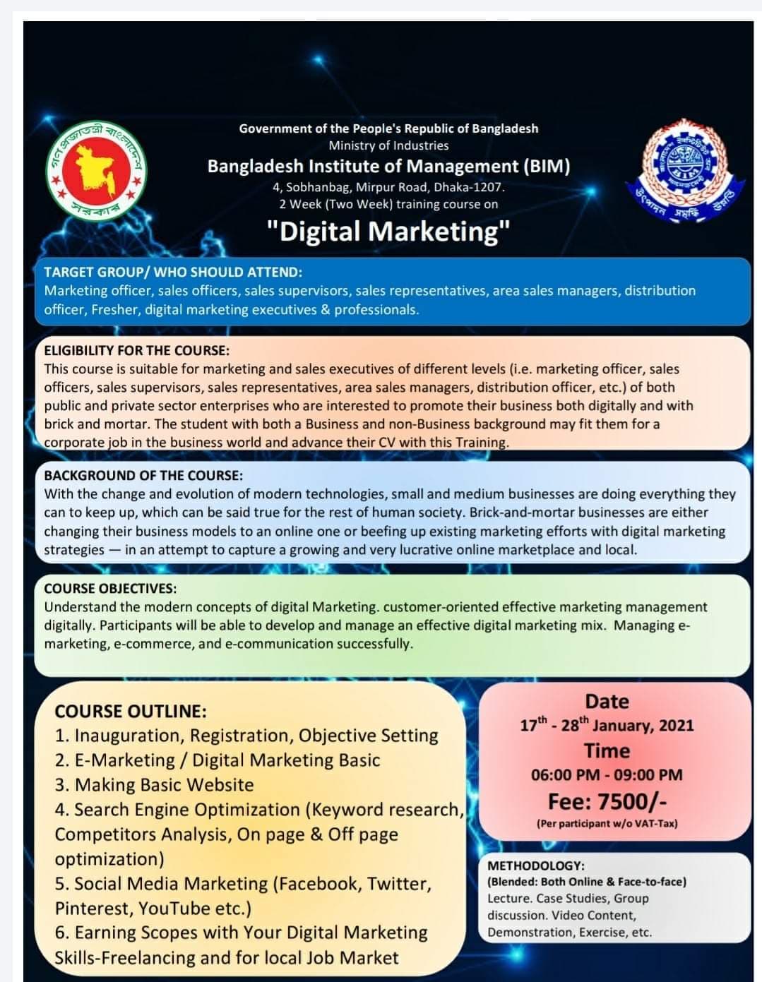 Digital Marketing Course in Bangladesh | BIM Course