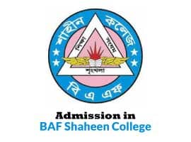 BAF Shaheen College Kurmitola Admission | BAF Shaheen College Dhaka ...