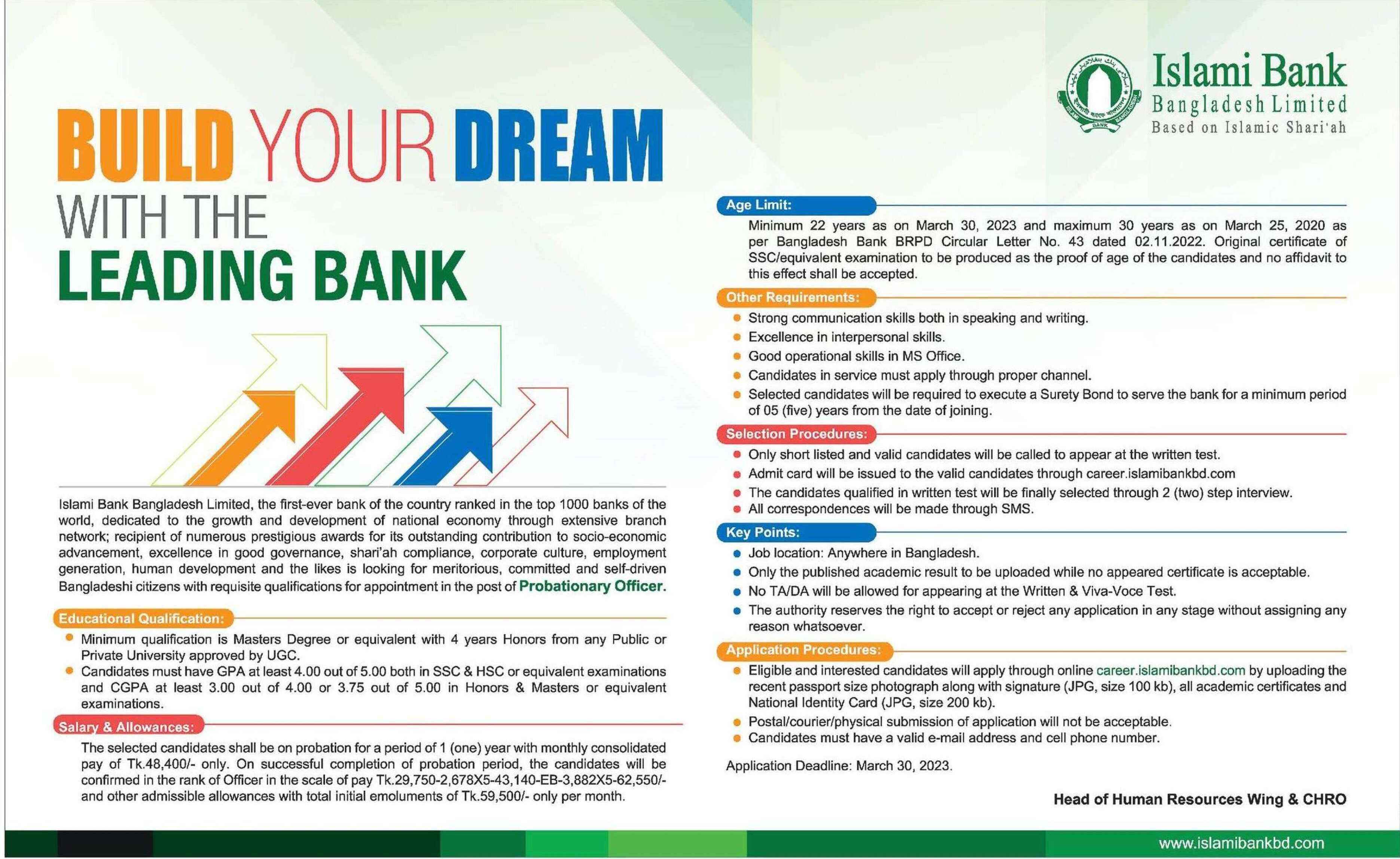 Islami Bank Career