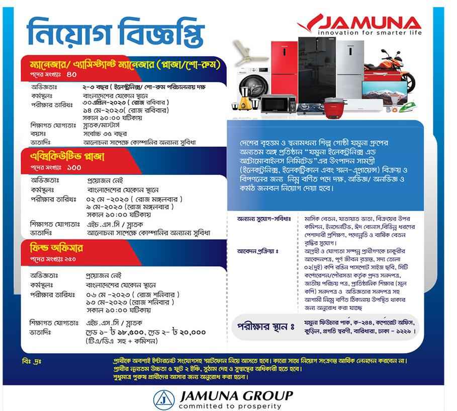 Jamuna Group Job Circular