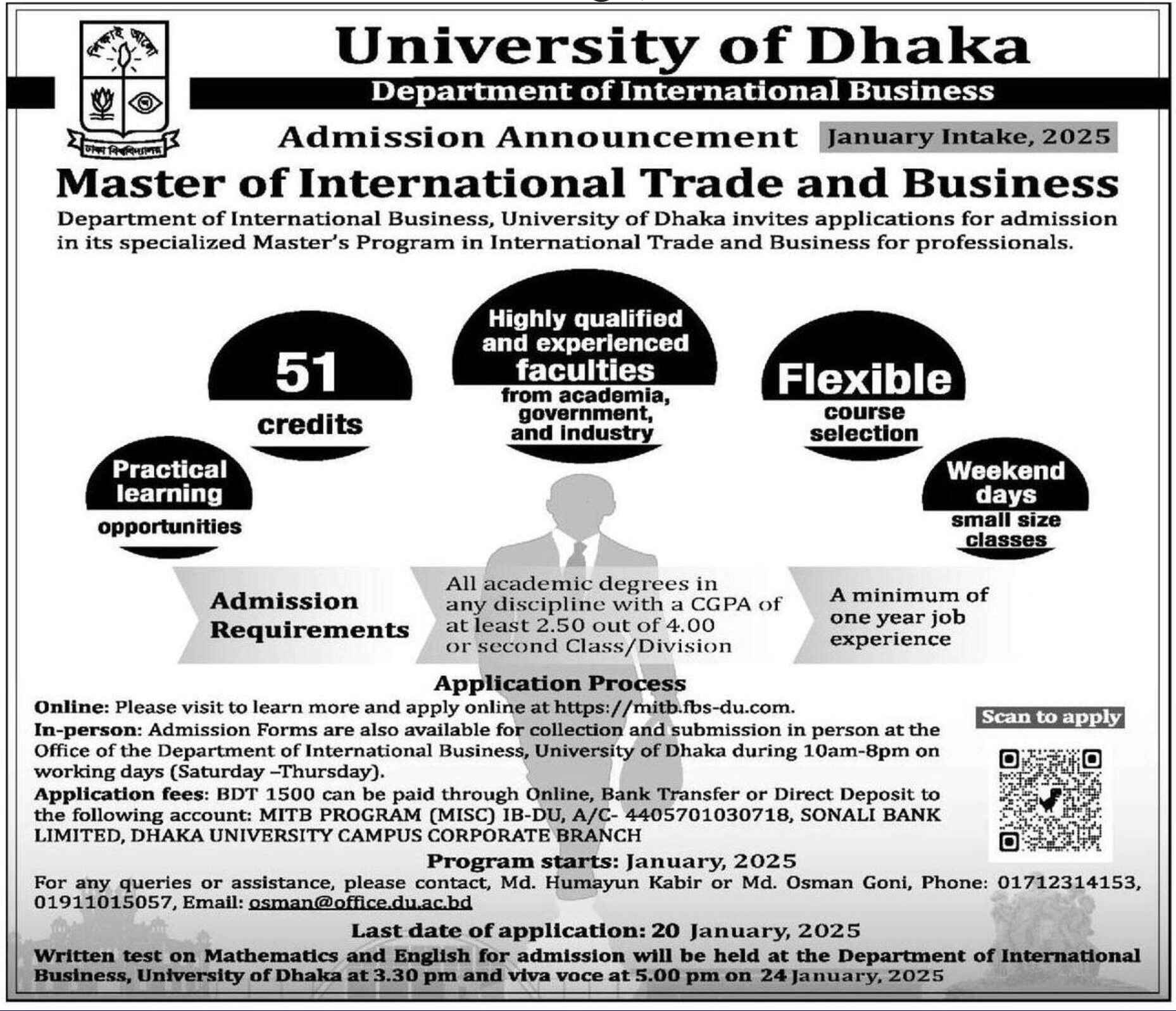 Master of International Trade and Business