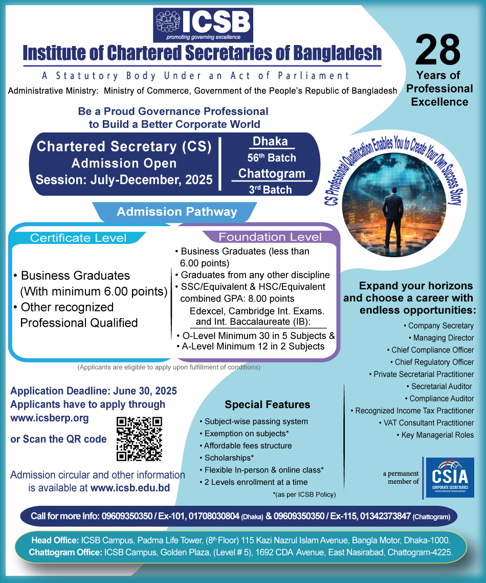 Chartered Secretary Course Admission in ICSB