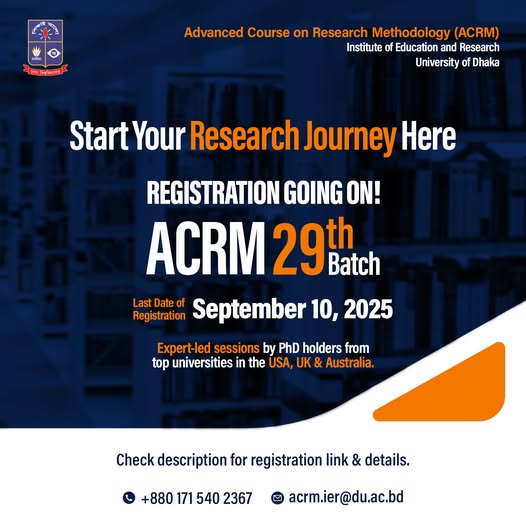 Research Methodology Training in Dhaka