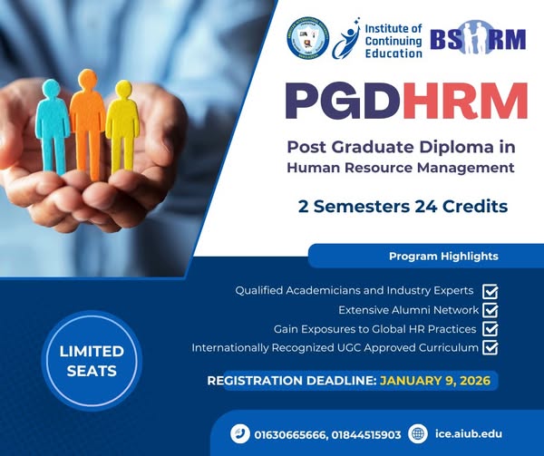 PGD Course in Bangladesh | PGD in HRM (Human Resource Management)