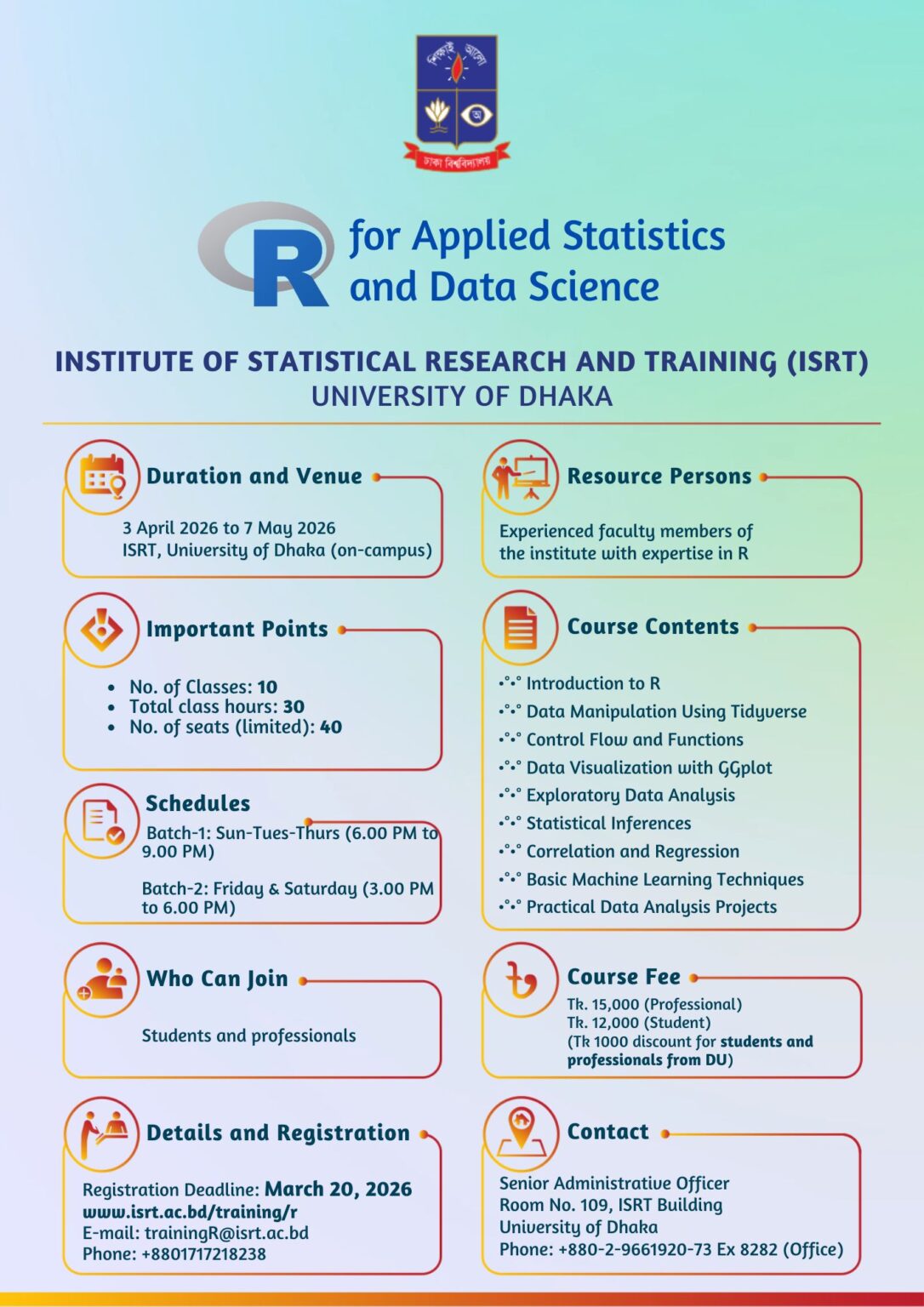 R programming for Research (Applied Statistics and Data Science)   