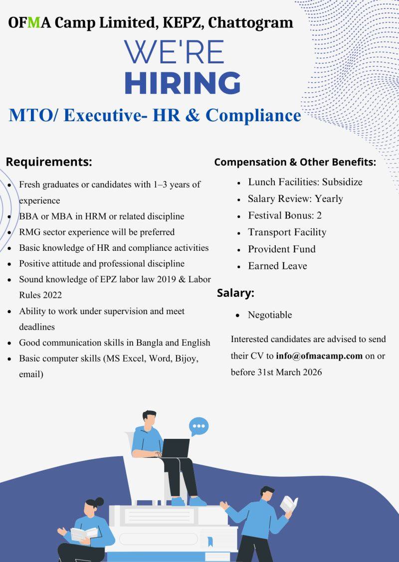 Human Resources Jobs in Bangladesh