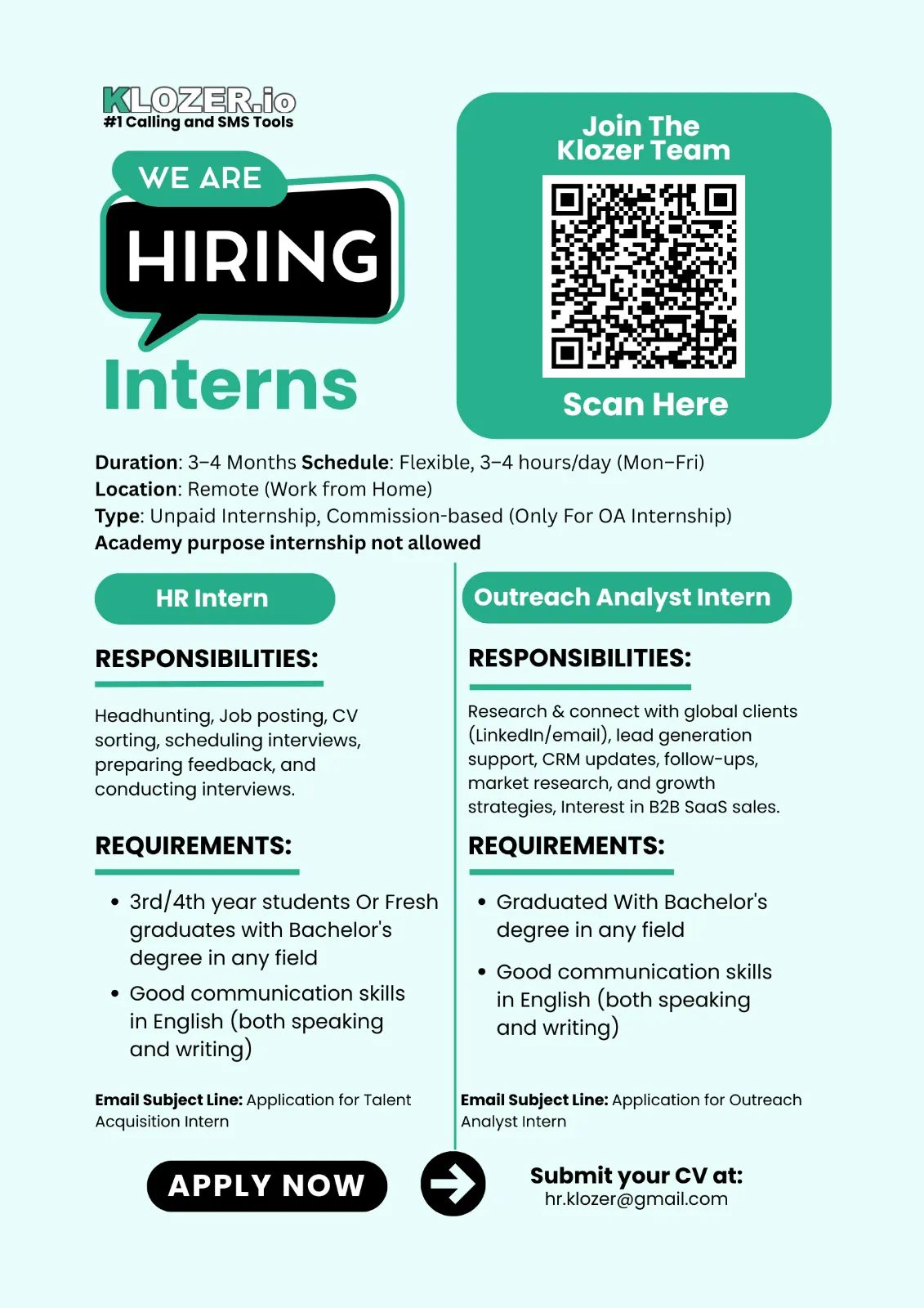 Internship in Bangladesh | Internship in BD | Paid Internship in Bangladesh